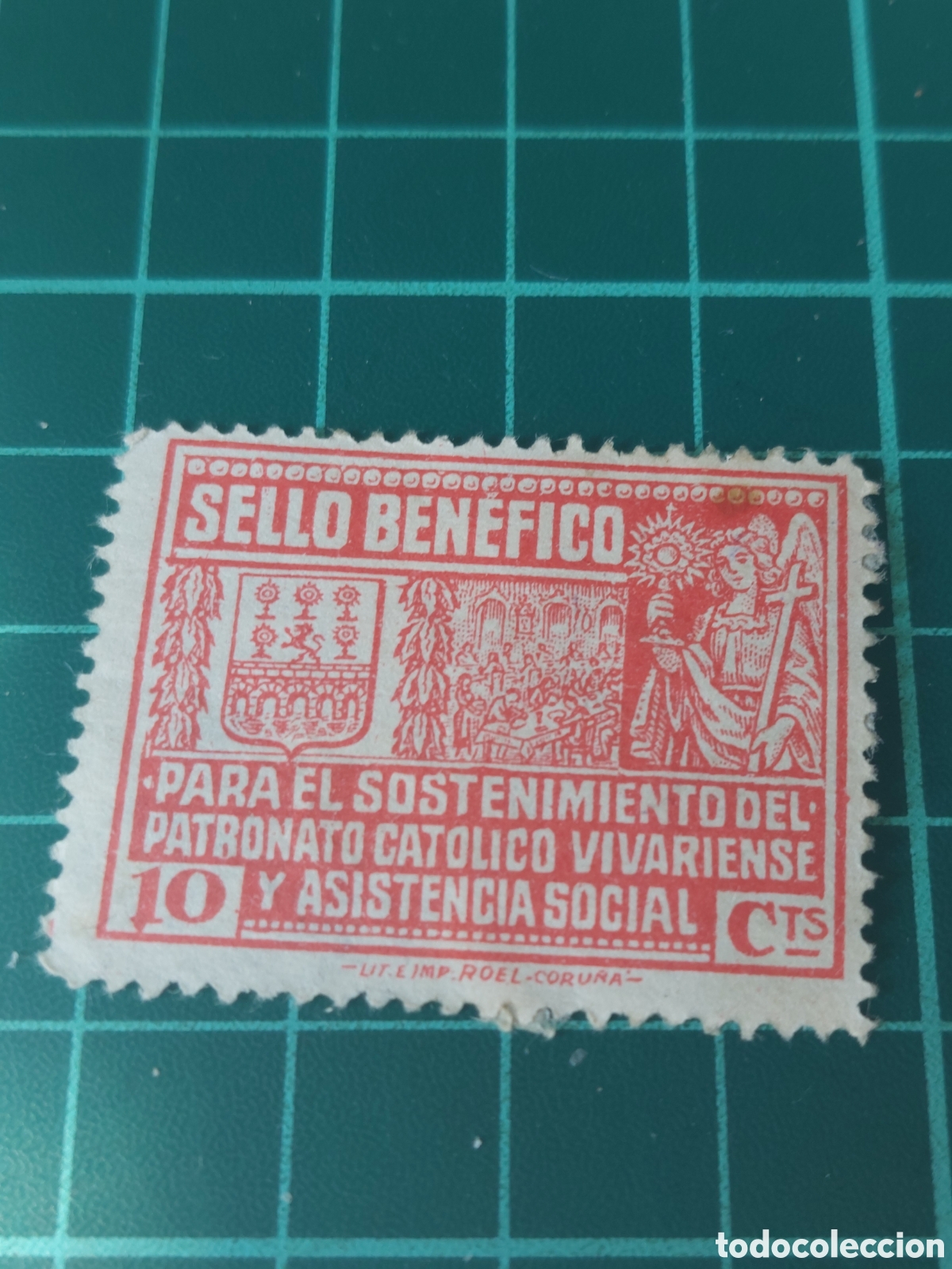 Sellos: VIVERO LUGO BENEFICO GUERRA CIVIL ESPA&Ntilde;A PATRONATO SOCIAL Y ASISTENCIA SOCIAL NUEVOS CHARNELA