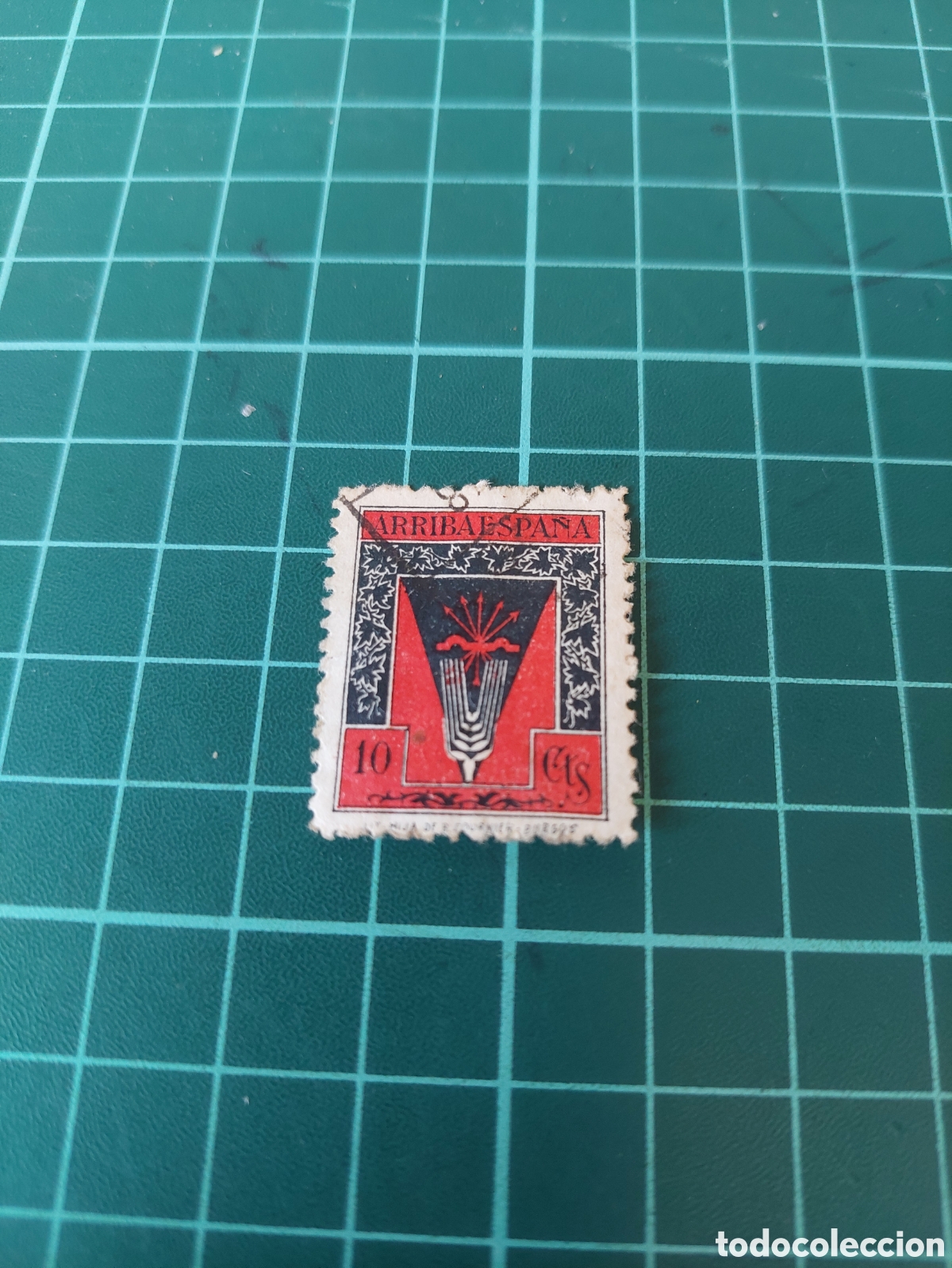 Sellos: ARRIBA ESPA&Ntilde;A YUGOBU FLECHAS FALANGE ESPA&Ntilde;OLA 10 CTS