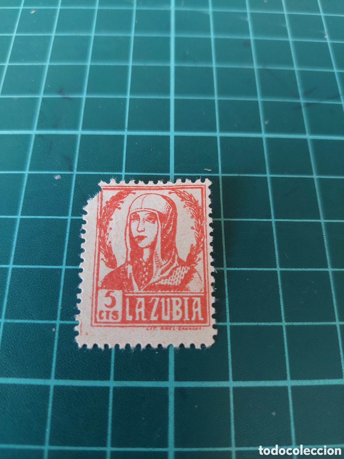 Sellos: ZUBIA 5 CTS GUERRA CIVIL ESPA&Ntilde;A Isabel catolica