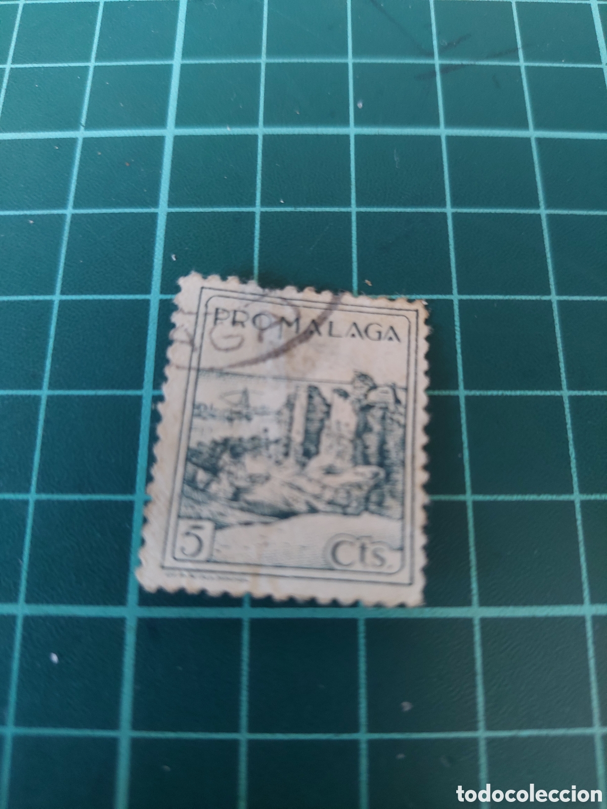 Sellos: PRO M&Aacute;LAGA GUERRA CIVIL ESPA&Ntilde;OLA 5 CTS