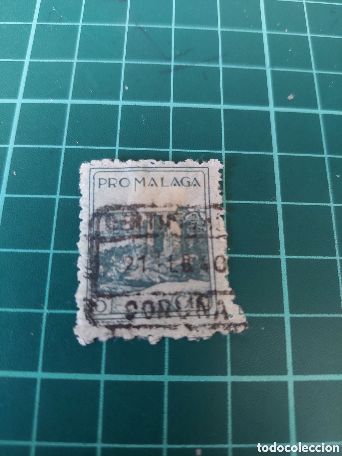 Sellos: MATASELLO CORU&Ntilde;A PRO M&Aacute;LAGA GUERRA CIVIL ESPA&Ntilde;A