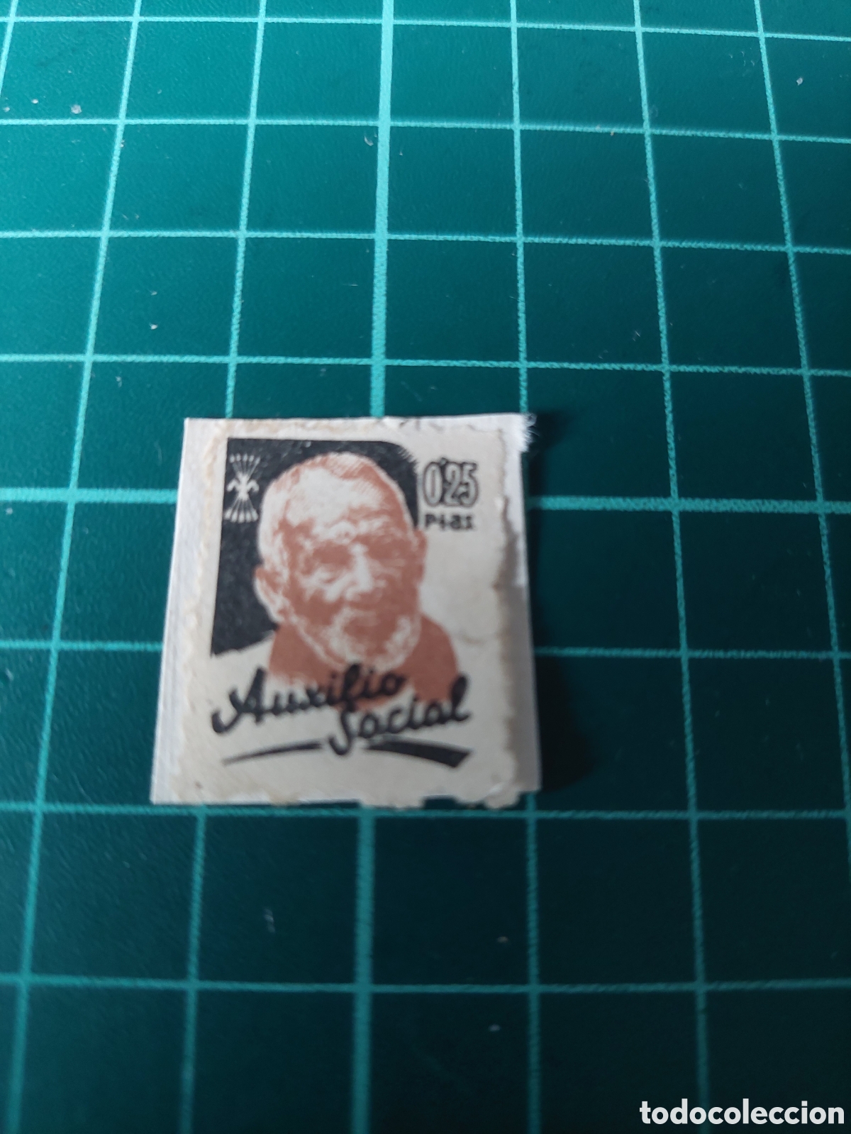 Sellos: FALANGE GUERRA CIVIL ESPA&Ntilde;OLA AUXILIO SOCIAL 0 25 CTS