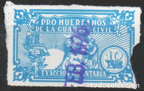 Sellos: Beneficencia, Pro hu&eacute;rfanos de las Guardia Civil, usado, Estado ver fotograf&iacute;a