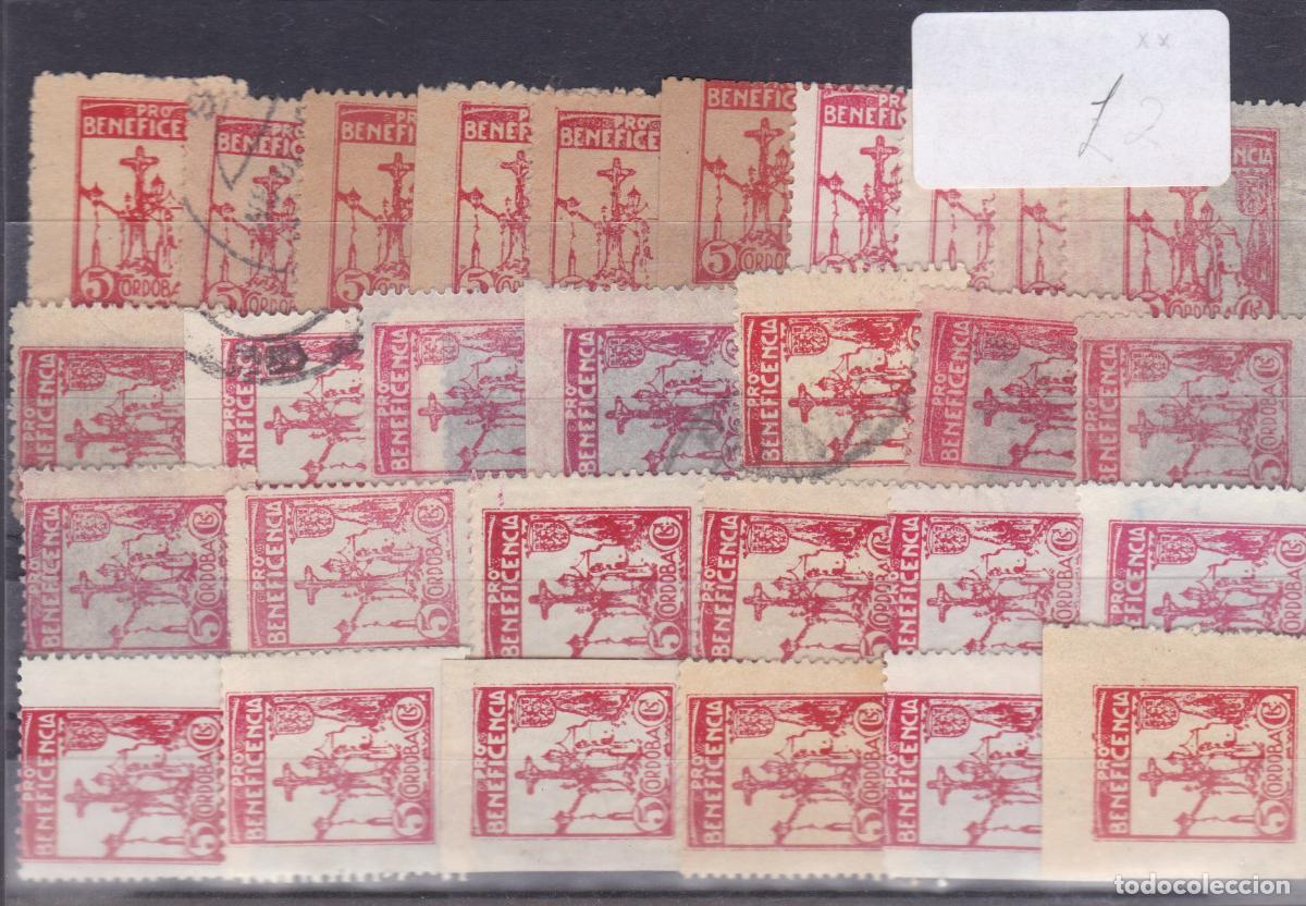 Sellos: SS29-Guerra Civil . Pro Beneficencia CORDOBA x 29 Vi&ntilde;etas . VARIEDADES