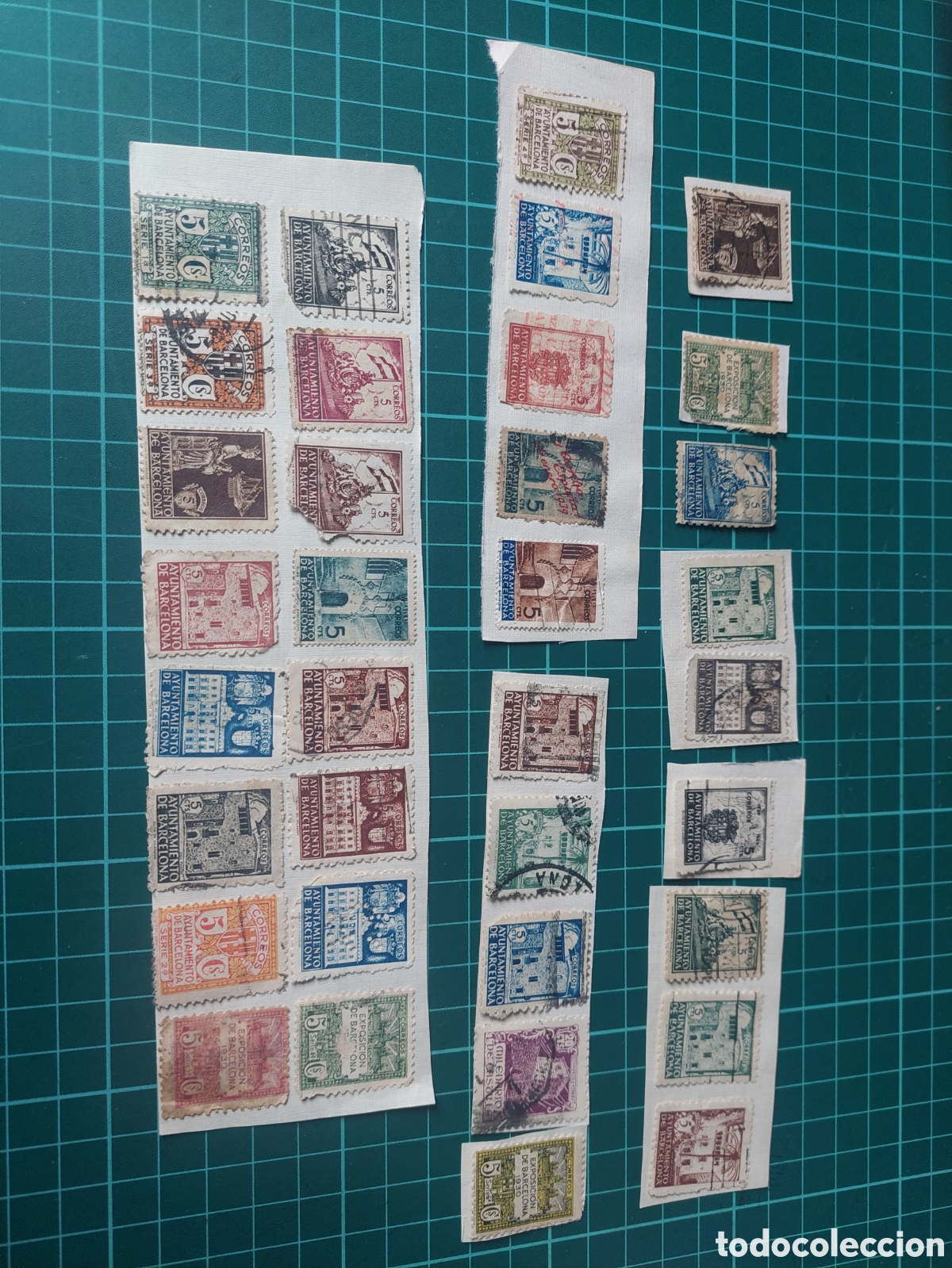 Sellos: LOTE SELLOS USADOS AYUNTAMIENTO BARCELONA