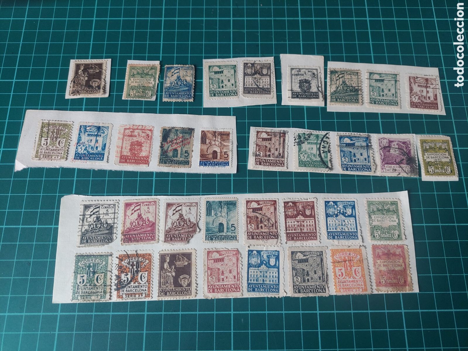 Sellos: LOTE SELLOS USADOS AYUNTAMIENTO BARCELONA