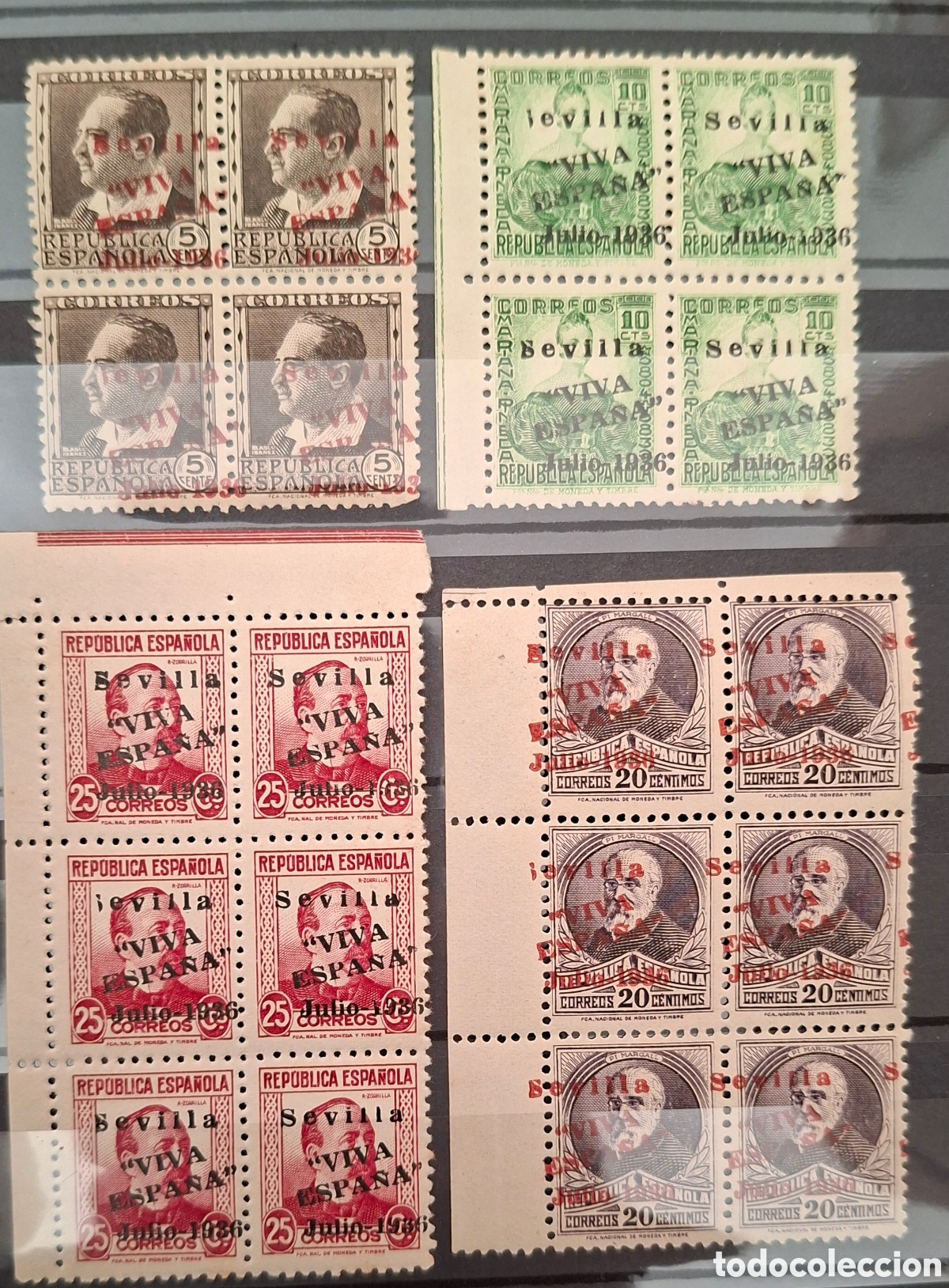 Sellos: Emisiones patrioticas Sevilla Variedad ievilla Nuevos**