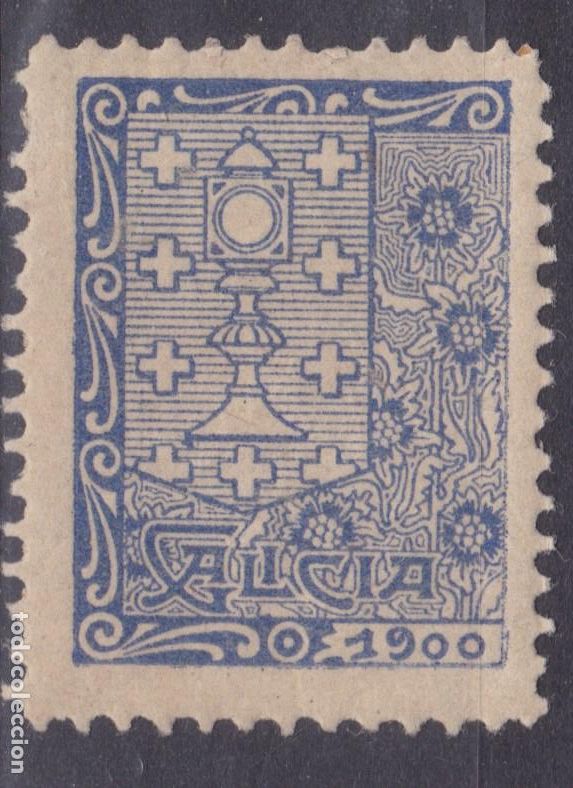 Sellos: SS7- Vi&ntilde;eta Separatista GALICIA 1900. ** SIn Fijasellos