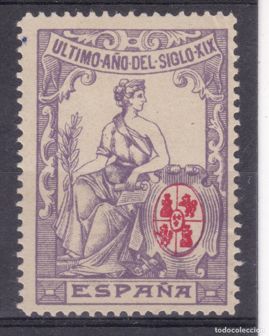 Sellos: SS9- Vi&ntilde;eta ULTIMO A&Ntilde;O del SIGLO XIX. LUJO (*) Sin Goma . Numeraci&oacute;n al dorso