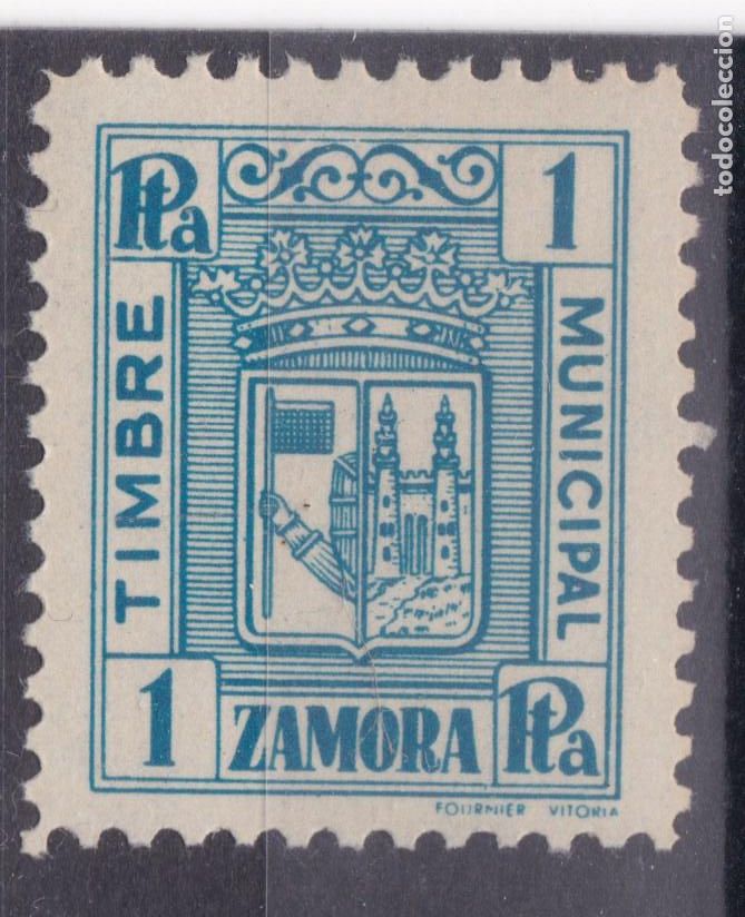 Sellos: SS44-FISCALES LOCALES Timbre Municipal ZAMORA 1 Pta ** Sin Fijasellos. LUJO