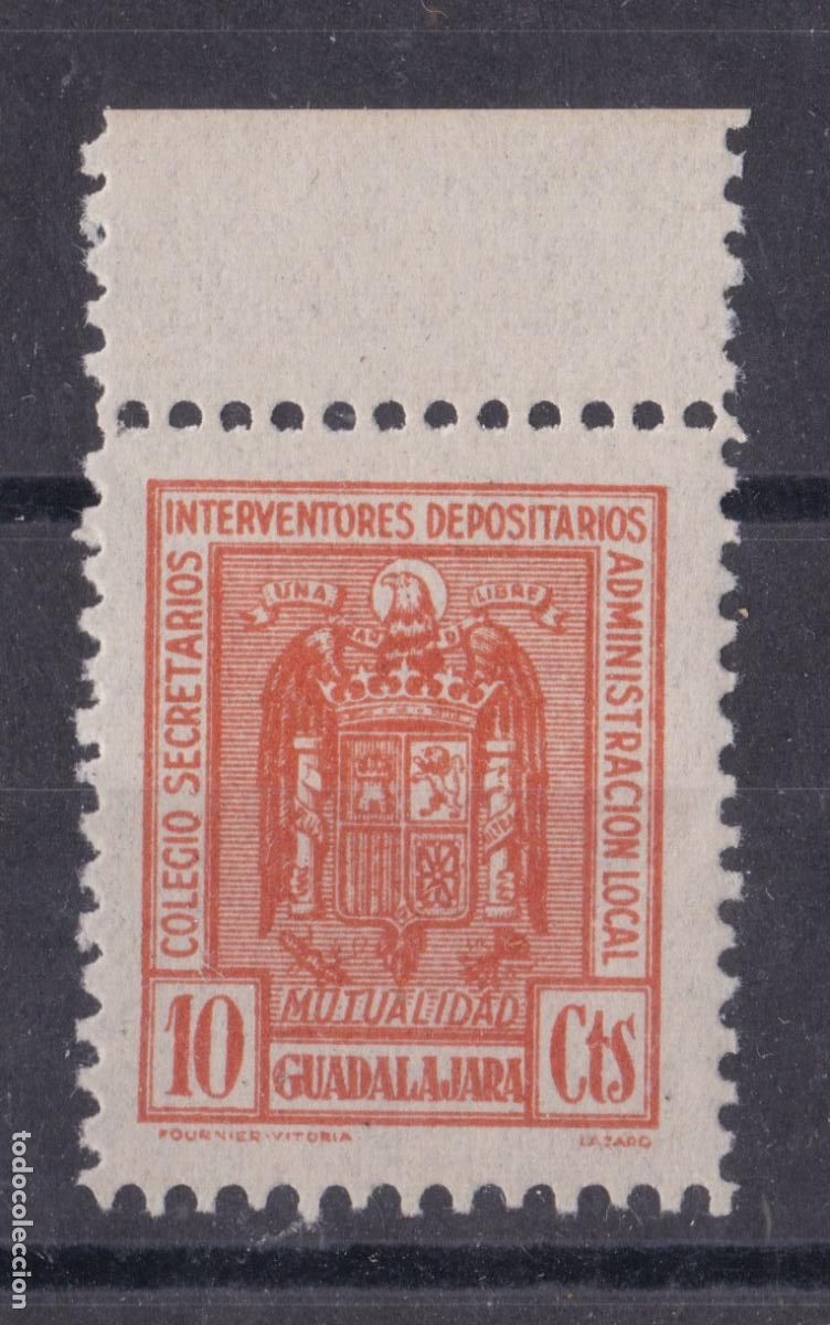 Sellos: SS44-PARAFISCALES Colegio Interventores Administraci&oacute;n GUADALAJARA 10 Cts ** Sin Fijasellos. LUJO