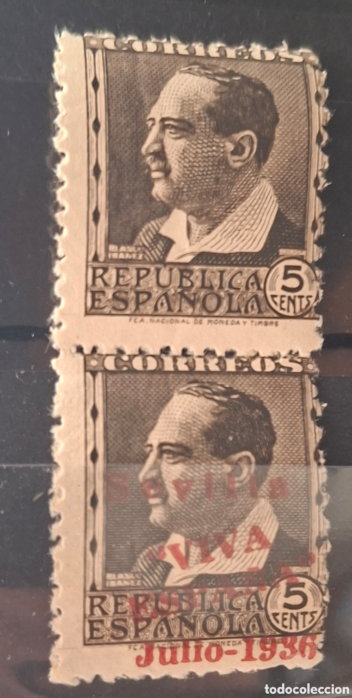 Sellos: Sellos patrioticos sevilla Error un sello sin sobrecarga Nuevos **