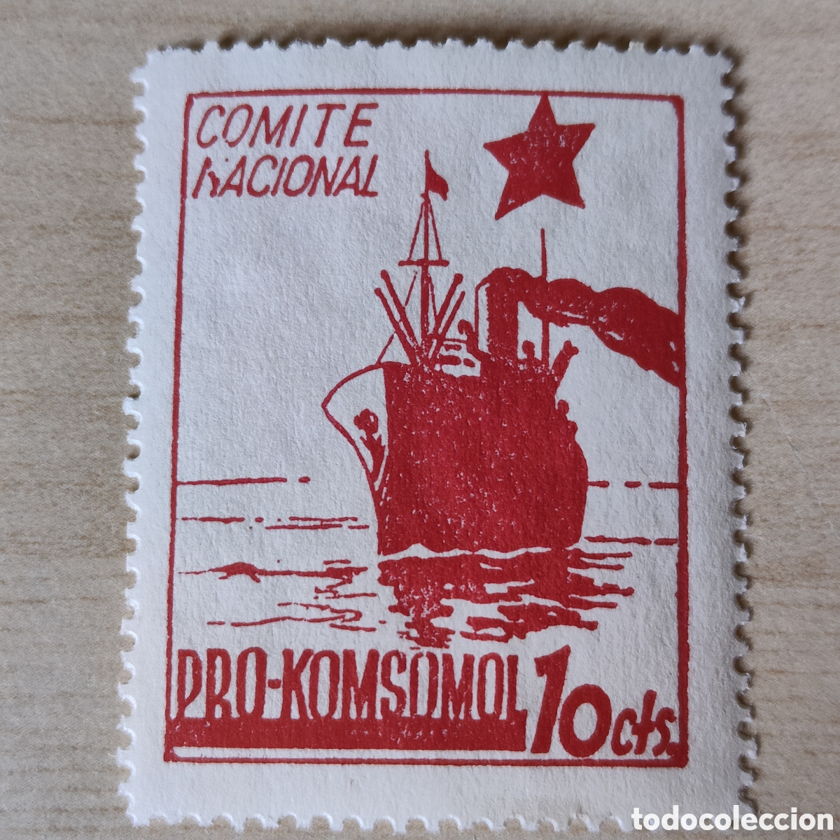 Sellos: a58 Pro Komsomol Comit&eacute; Nacional Allepuz 627rb PCE P.C.E. VER DESCRIPCION