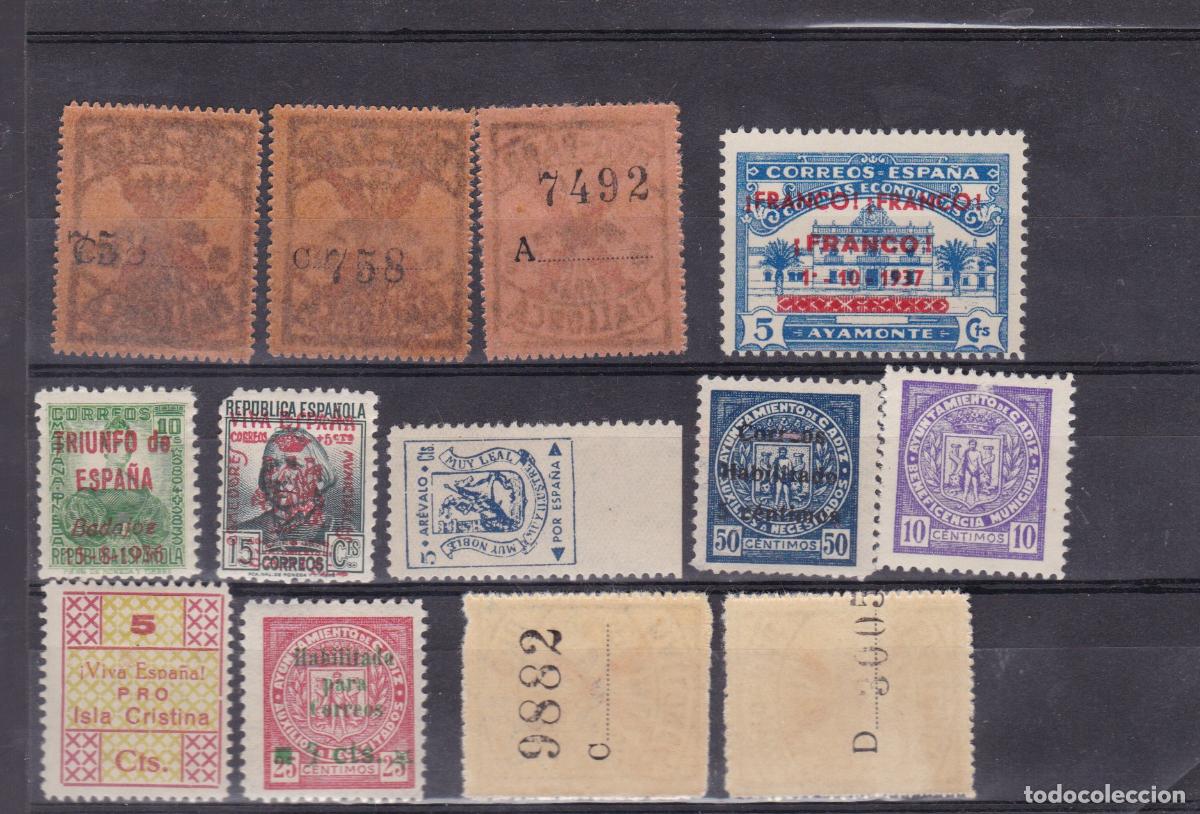 Sellos: SS16-GUERRA CIVIL. Lote 13 VI&Ntilde;ETAS NUEVAS