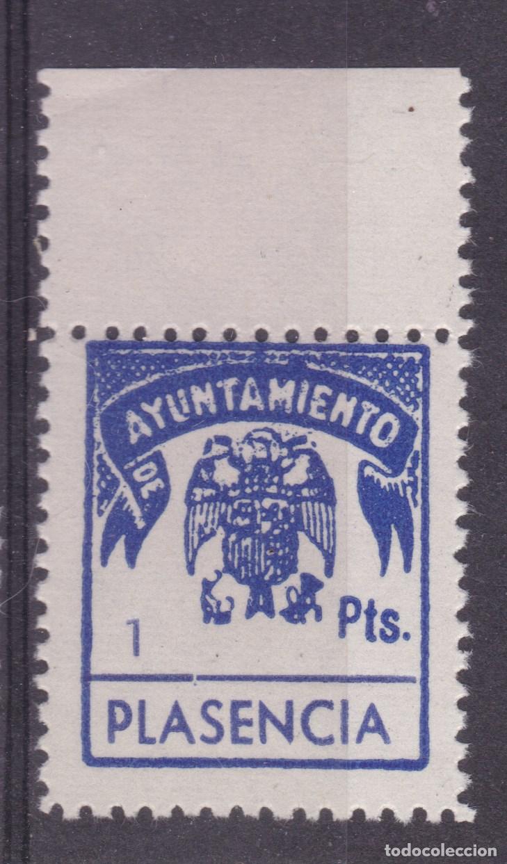 Sellos: SS11- FISCALES LOCALES Ayuntamiento PLASENCIA 1 Pta ** Sin Fijasellos . LUJO