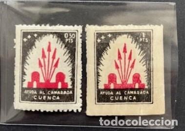 Sellos: Ayuda al camarada Cuenca 1 pts y 0,5 pts