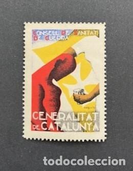 Sellos: GENERALITAT DE CATALUNYA. CONSELL DE SANITAT DE GUERRA