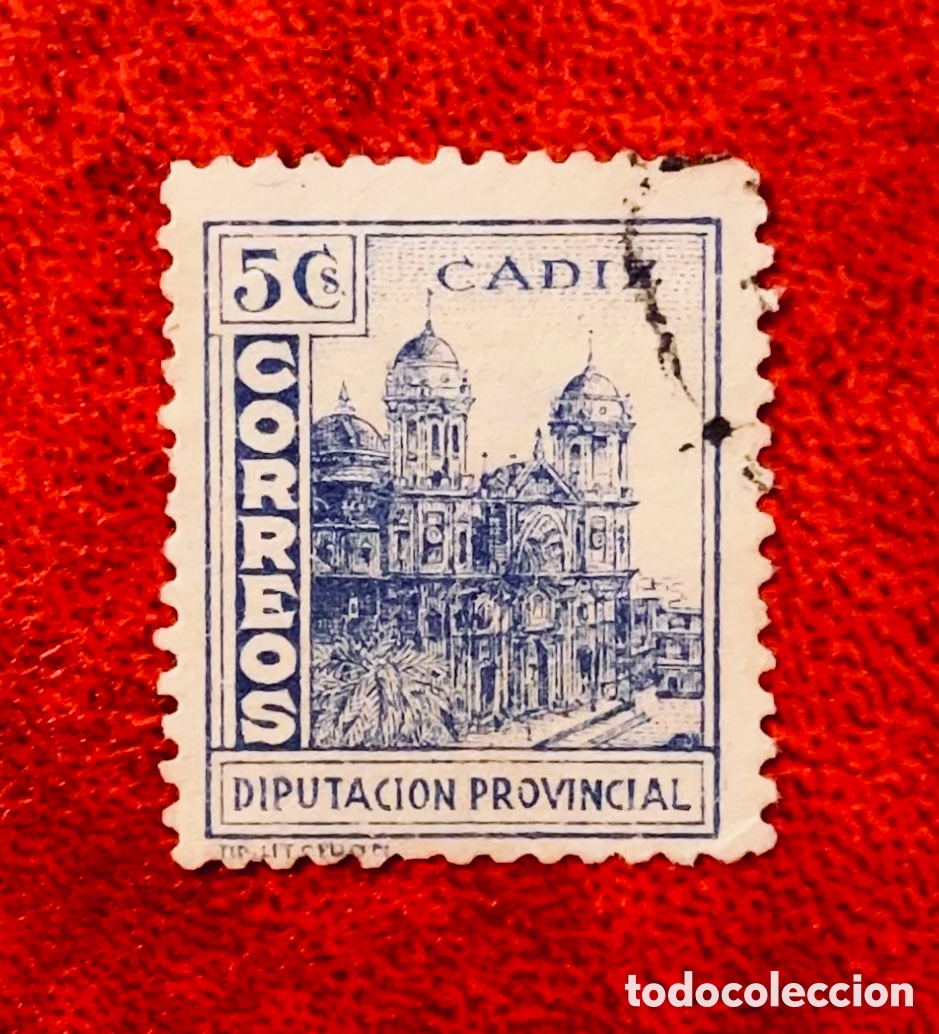 Selos: Curioso Sello Guerra Civil Diputaci&oacute;n de C&aacute;diz