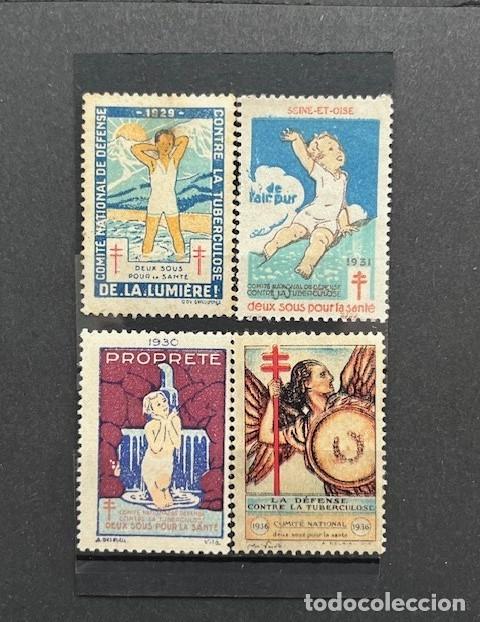 Sellos: vi&ntilde;etas antituberculosis Francia