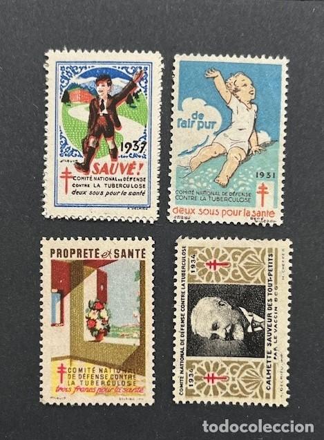 Sellos: vi&ntilde;etas antituberculosis Francia