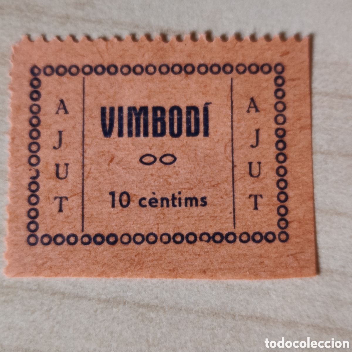 Sellos: a49 Tarragona Vimbod&iacute; Ajut 10 cts allepuz 3
