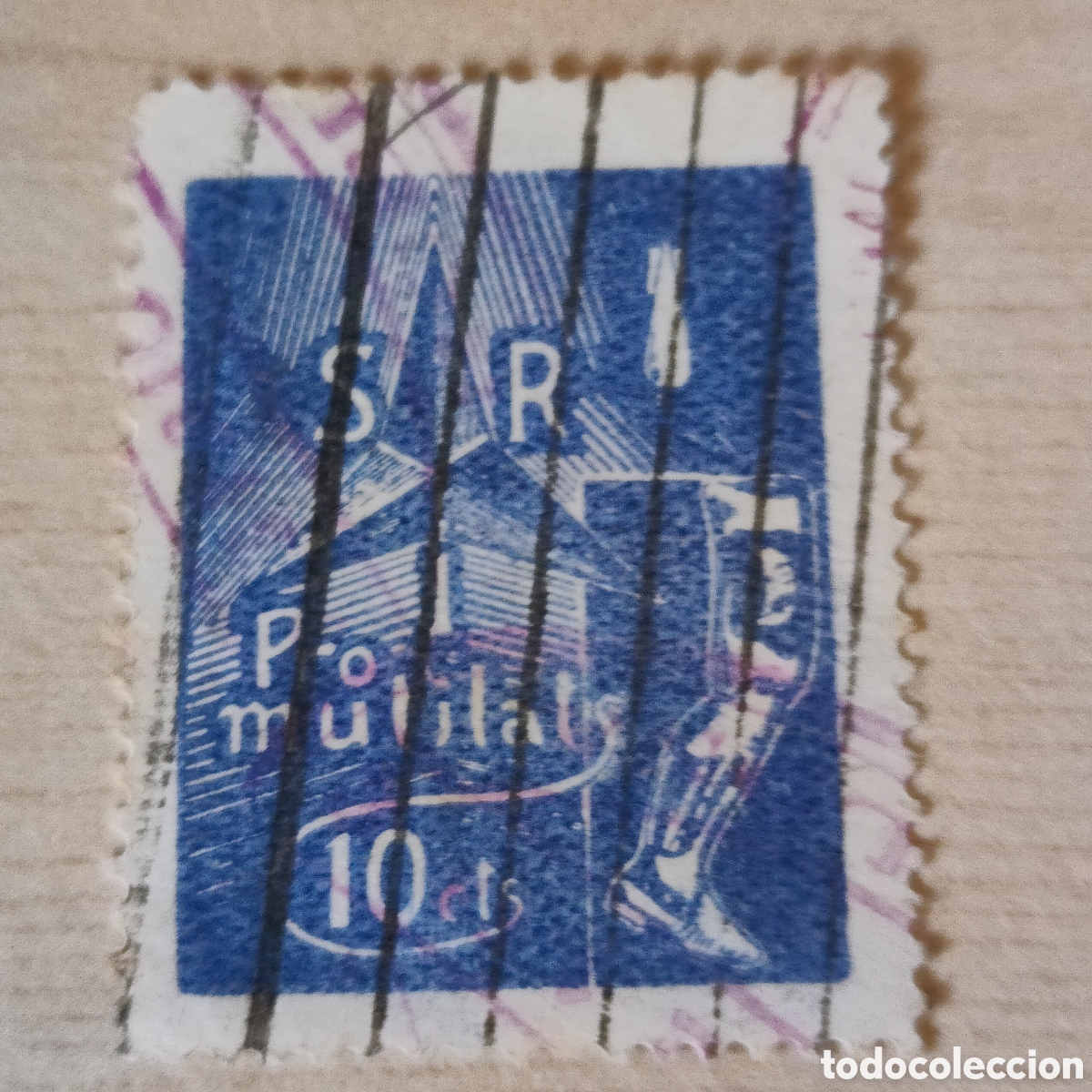 Sellos: Cpx Barcelona Pro Mutilats S.R.I. Ciutat Vella Allepuz 2 GG97