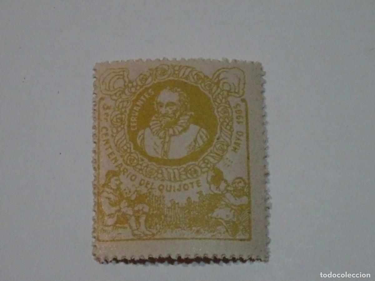 Sellos: VI&Ntilde;ETA 3er CENTENARIO DEL QUIJOTE 1905