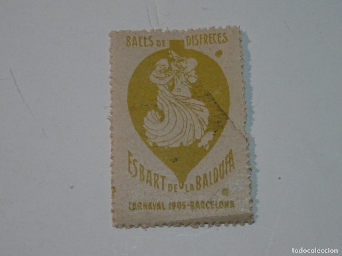 Sellos: VI&Ntilde;ETA BALLS DE DISFRECES ESBART DE LA BALDUFA BARCELONA 1905