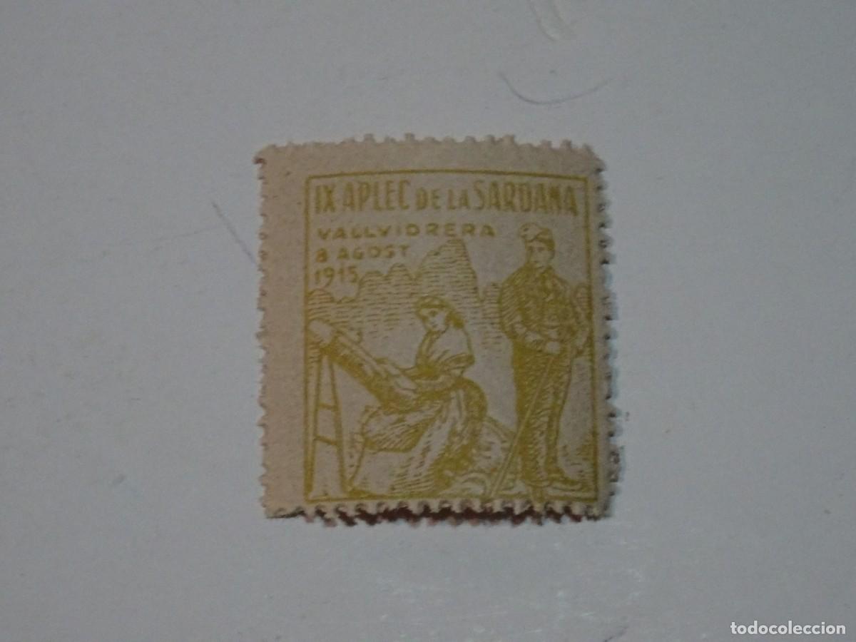 Sellos: VI&Ntilde;ETA IX APLEC DE LA SARDANA VALLVIDRERA 1915