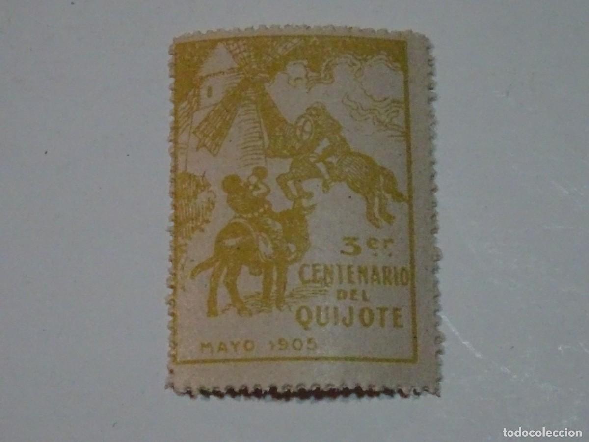 Sellos: VI&Ntilde;ETA 3er CENTENARIO DEL QUIJOTE 1905