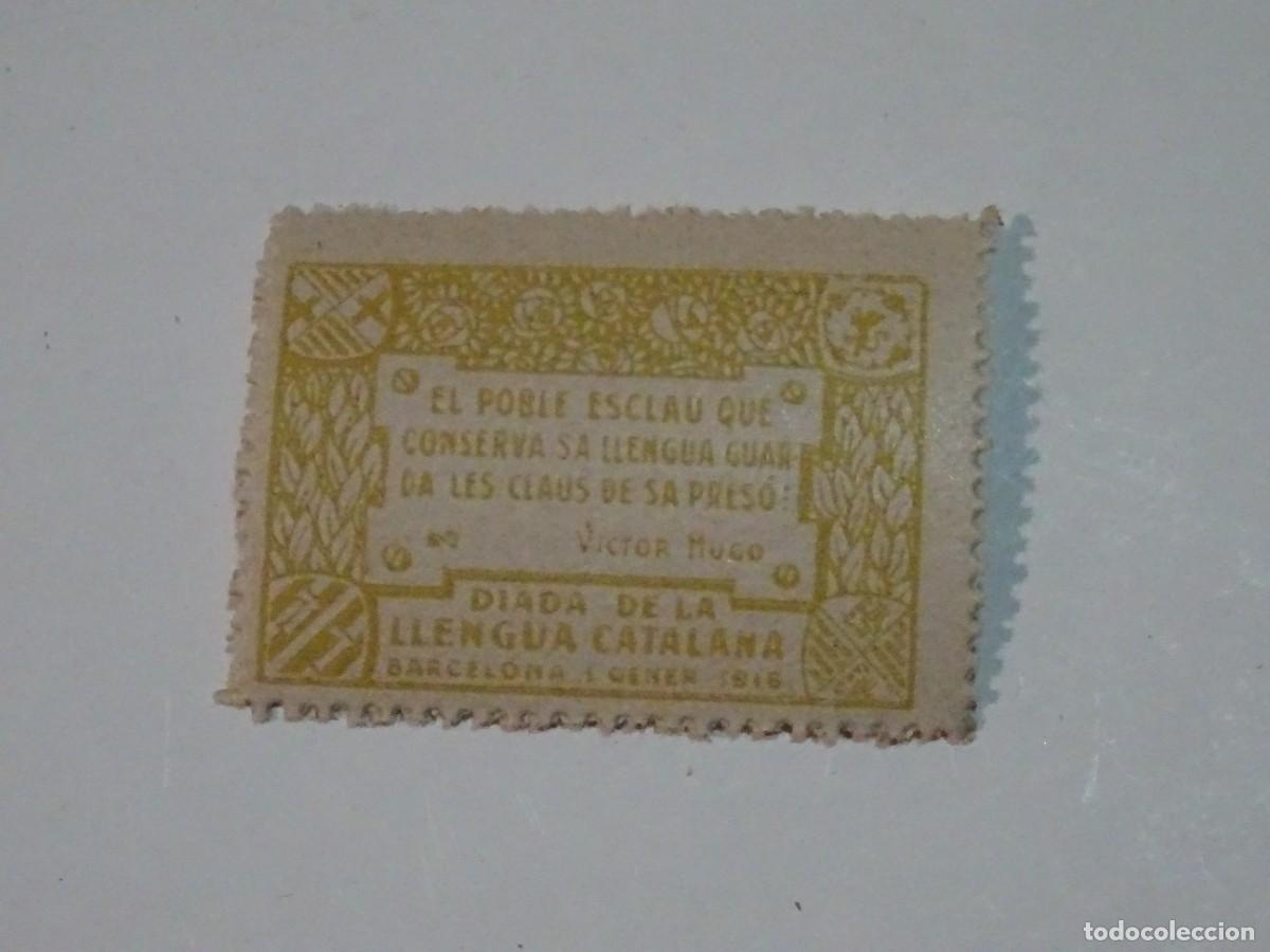 Sellos: VI&Ntilde;ETA DIADA DE LA LENGUA CATALANA - BARCELONA 1916