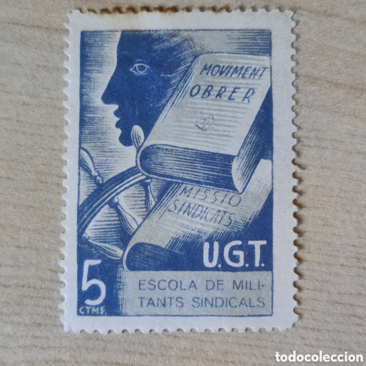 Sellos: y01 U.G.T. Escola de Militants Sindicals Moviment Obrer Allepuz 734 afinet 985