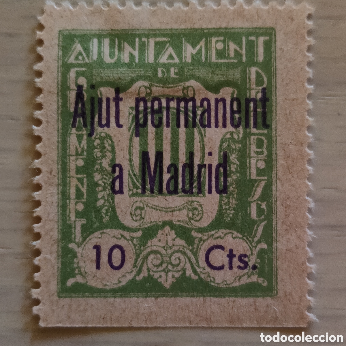 Sellos: x01 Barcelona Gramanet del Besos Ajut Permanent a Madrid Gramenet Santa Coloma