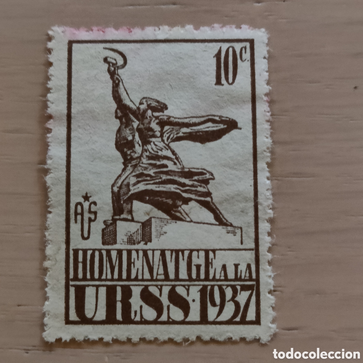 Sellos: y03 Homenatge a la U.R.S.S. 1937 Amigos de la Uni&oacute;n Sovi&eacute;tica URSS