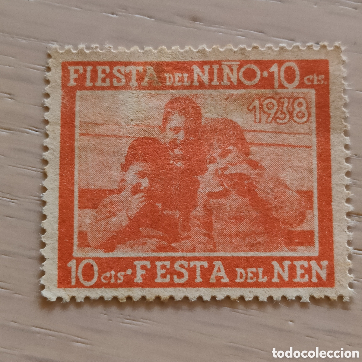 Sellos: Z12 Fiesta del Ni&ntilde;o 1938 10 cts Festa del Nen