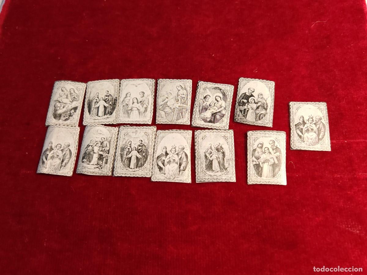 Sellos: Lote de vi&ntilde;etas de tem&aacute;tica religiosa vi&ntilde;etas de estampas sellos o peque&ntilde;os cromos