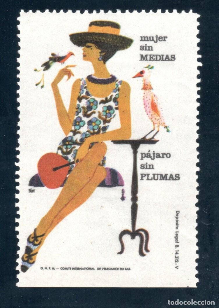 Sellos: MUJER SIN MEDIAS. P&Aacute;JARO SIN PLUMAS. MNH **