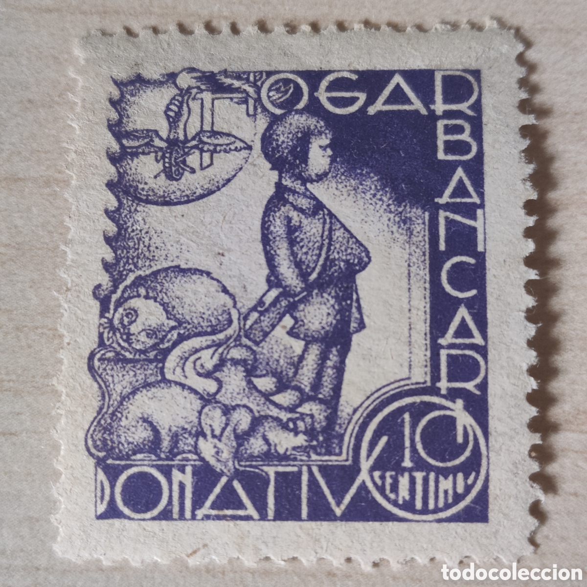 Sellos: y01 Hogar Bancario Donativo 10 cts Allepuz 2388