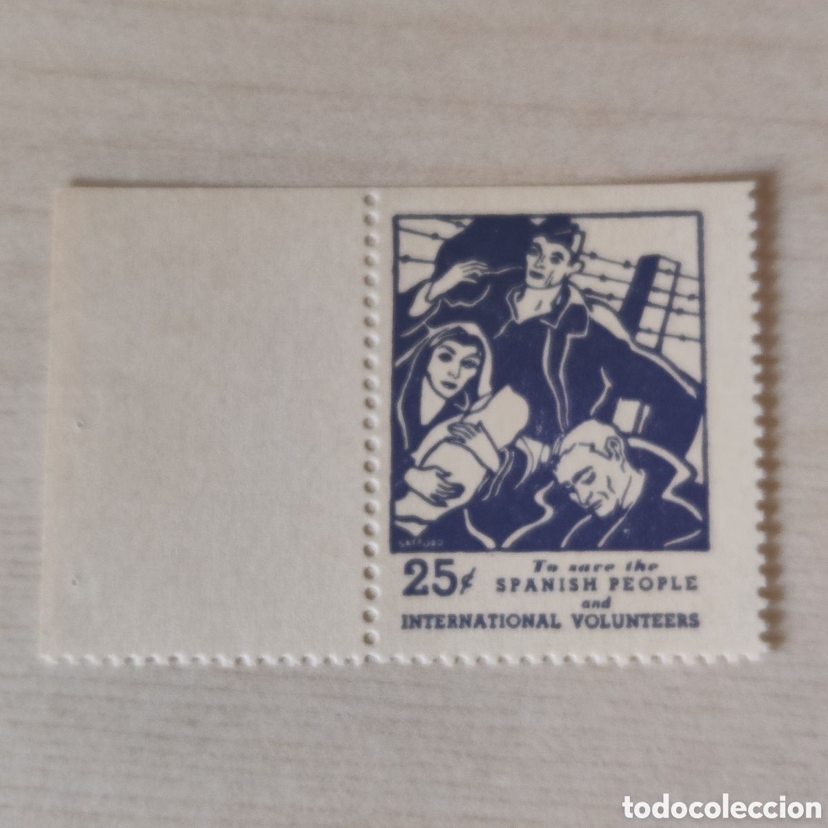 Sellos: y02 To Save the Spanish People Allepuz 2595 Emitido Estados Unidos