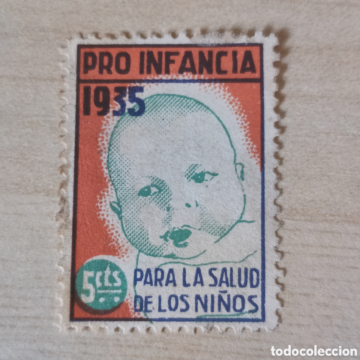 Sellos: y02 MUY RARO Pro Infancia Para la Salud de los Ni&ntilde;os Allepuz 2380