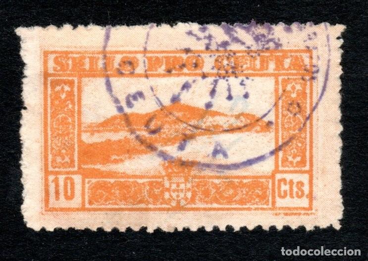 Sellos: SELLO PRO CEUTA. 10 CTS.