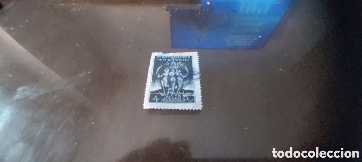 Sellos: GUERRA CIVIL (fiscal) Sello municipal SABADELL, 4 pta *