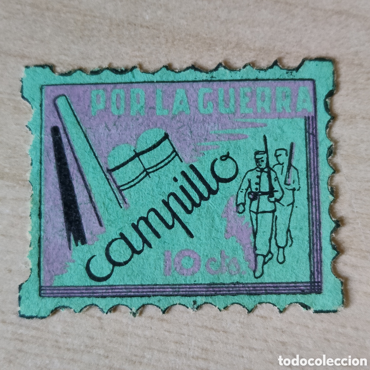 Sellos: y04 Murcia Lorca Campillo Por la Guerra GG279 VER POSIBLE ERROR CATALOGO