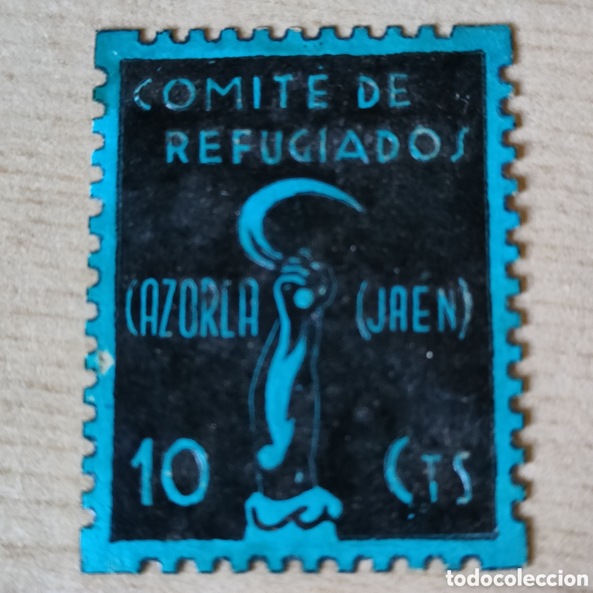 Sellos: y94 Jaen Cazorla Comit&eacute; de Refugiados 10 cts GG366