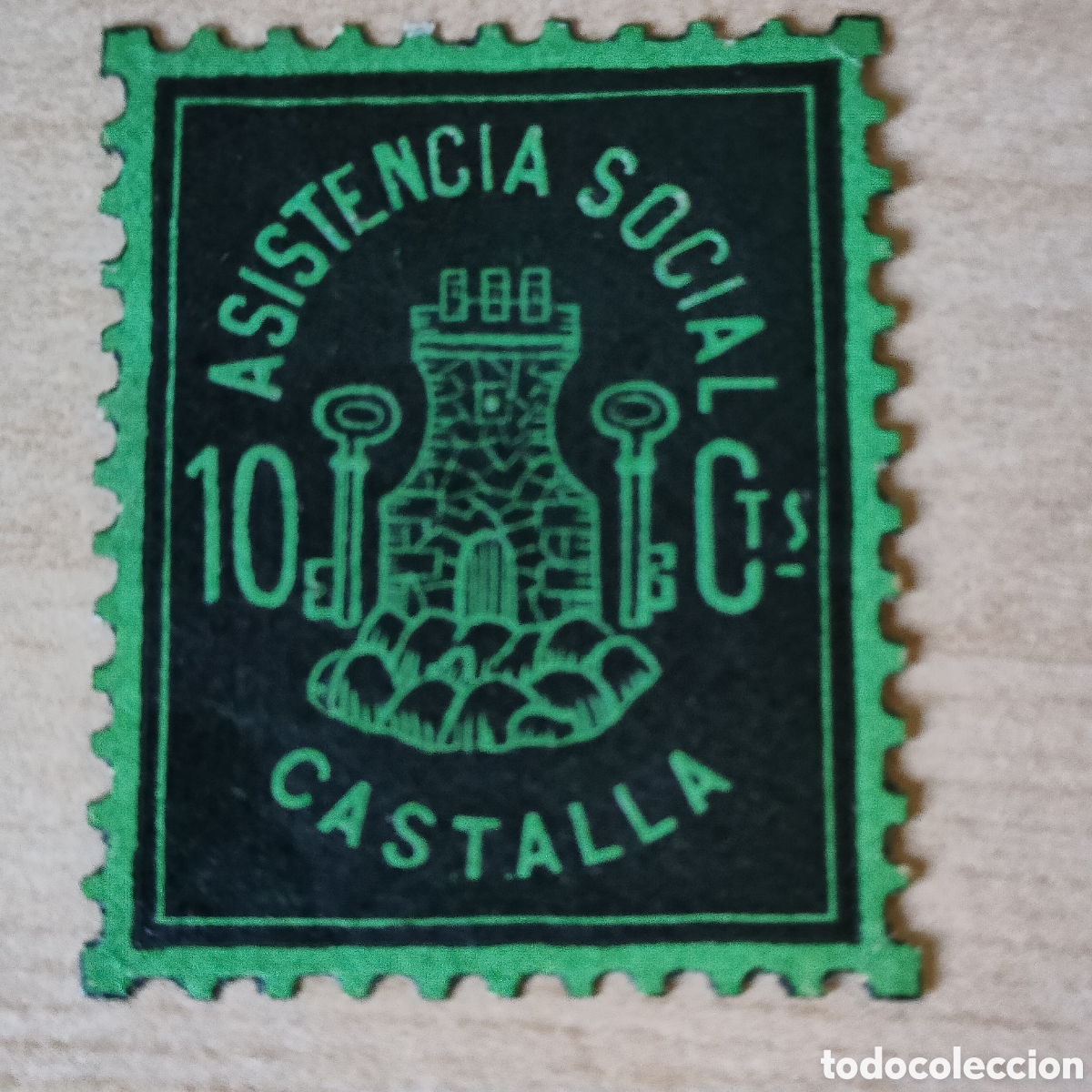 Sellos: y04 Alicante Castall&aacute; Asistencia Social Allepuz 1
