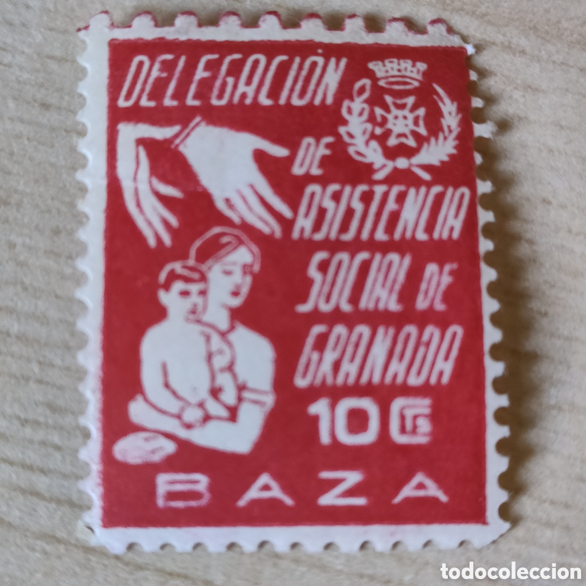 Sellos: cpex Granada Baza Delegaci&oacute;n de Asistencia Social 10 cts Allepuz 2