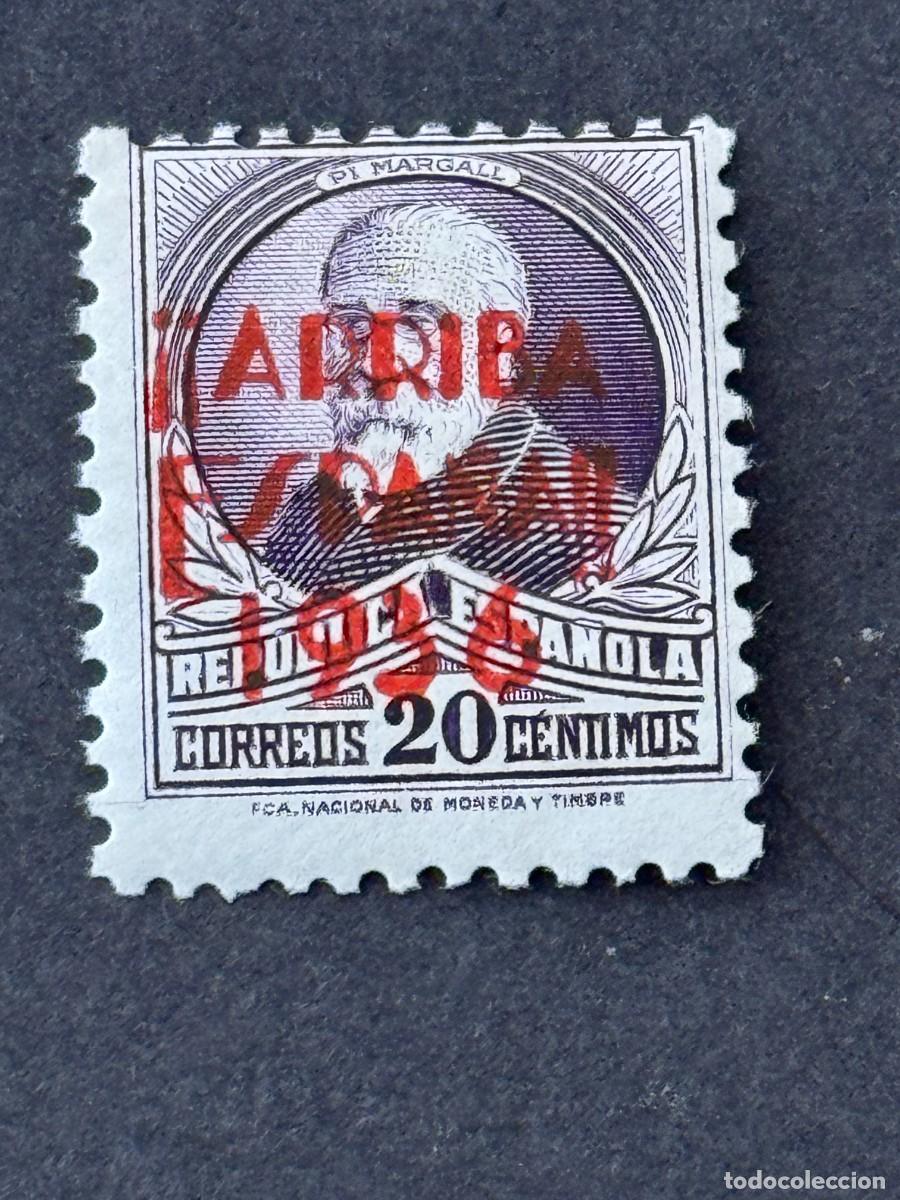 Sellos: Emisiones locales patri&oacute;ticas, San Sebasti&aacute;n, sellos republicanos, 1936, Edifil 10, nuevo