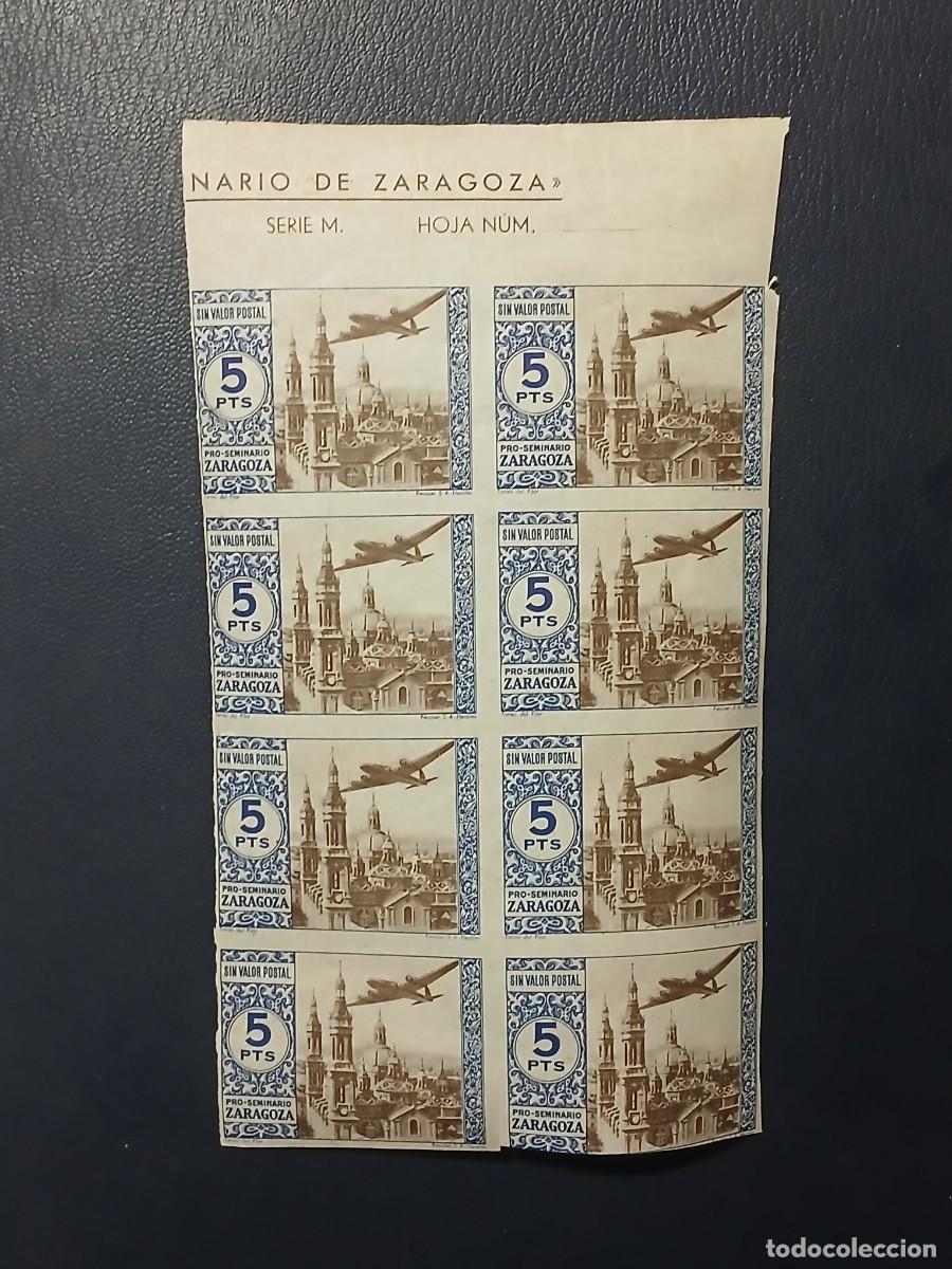 Sellos: PRO SEMINARIO DE ZARAGOZA 5 PTS NUEVOS