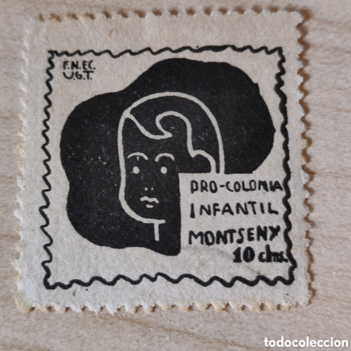 Sellos: y05 Barcelona Montseny Pro Colonia Infantil 10 cts