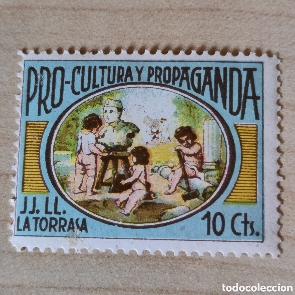 Sellos: y05 Barcelona Hospitalet La Torrasa Pri Cultura y Propaganda 10 cts